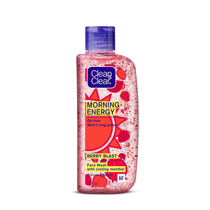 Clean N Clear Face Wash Morning Energy Berry Blast 